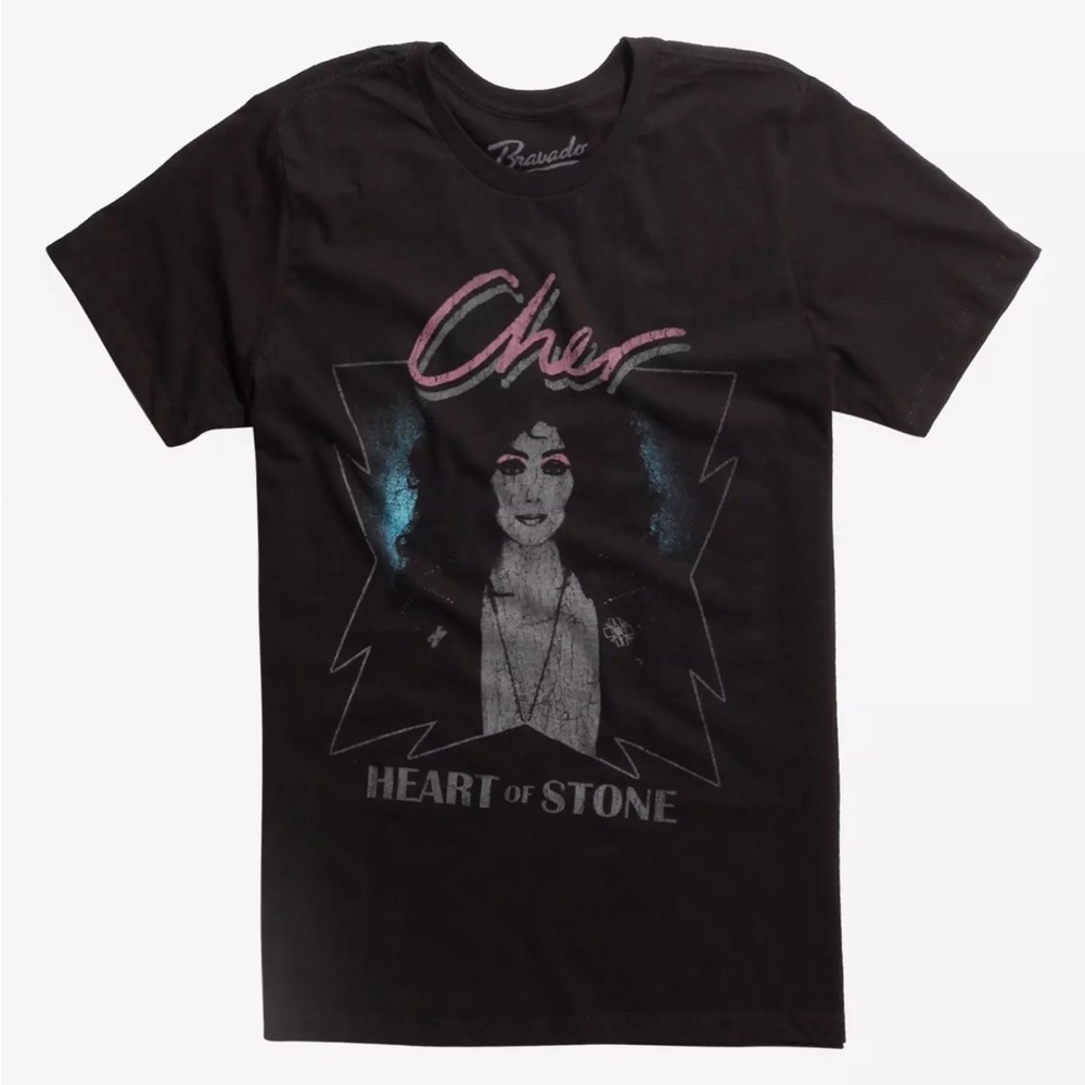 Bravado Cher Heart of Stone Band T-shirt - Black - Size M